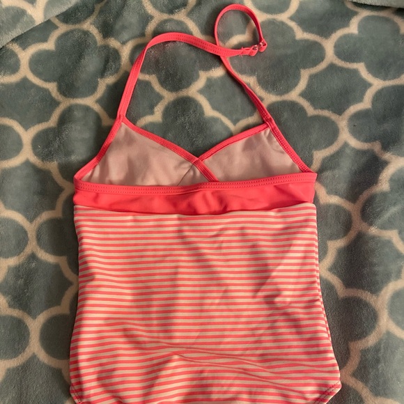 Pink Flower One Piece Swimsuit - Picture 3 of 6